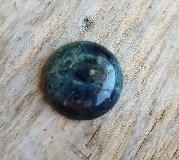 Cabochon kambaba jasper, 25x7 mm