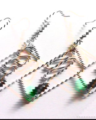 cercei jad verde 43276