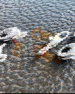 Inchizatoare lobster otel inoxidabil 304placata cu argint 9x6x3.5mm - 1 bucata