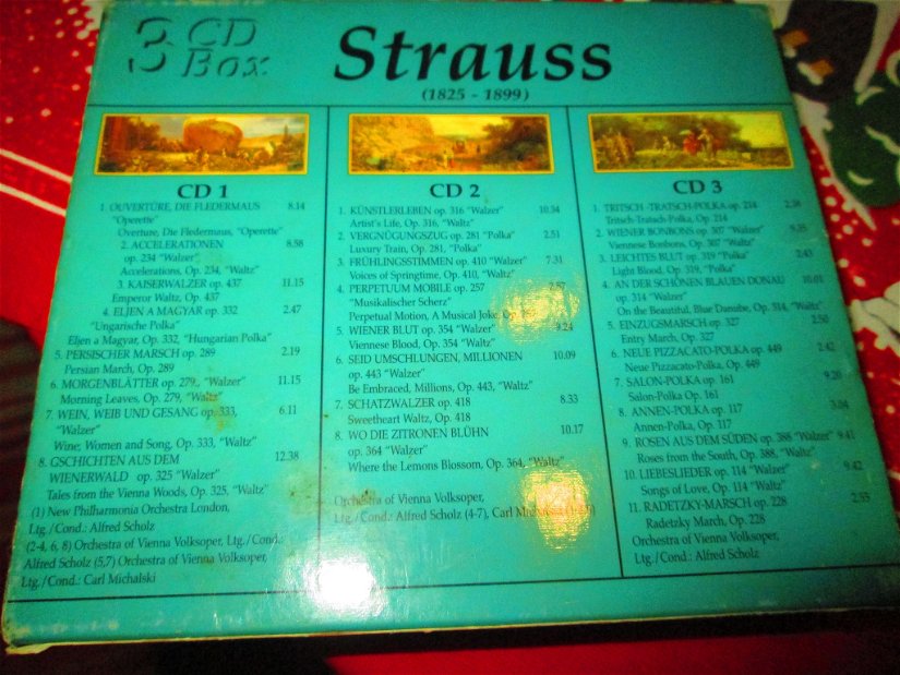 3 CD Strauss Music from Vienna