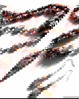 set cu rodonit si jasper 43348