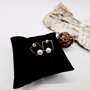Cercei din argint "Square pearl"