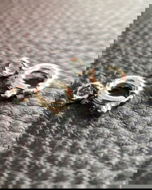 Inchizatoare rotunda argint 6x9 mm - 1 bucata