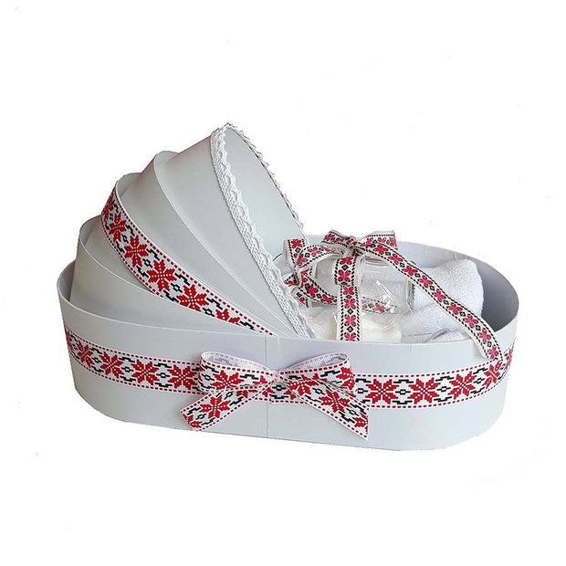Set costum botez traditional fata, trusou si lumanare personalizata, decor traditional popular, set botez national, lumanare personalizata cu nume