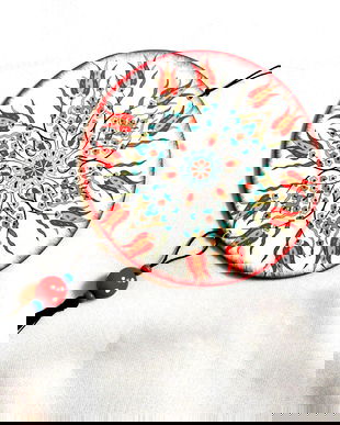 ornament pe lemn mandala 43327