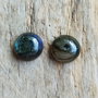 Cabochoane labradorit, 12x5 mm (2 buc)