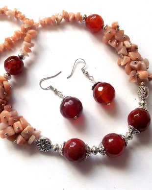 Set cu agate  si piatra soarelui 43860
