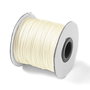 Ata din poliester cerata, 1 mm, crem-10 metri