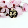 Banut / Charm Pandantiv 1.5 cm / Portret / Aur 14K