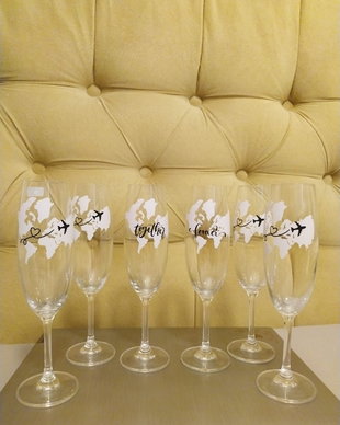 Pahar de cristal personalizat