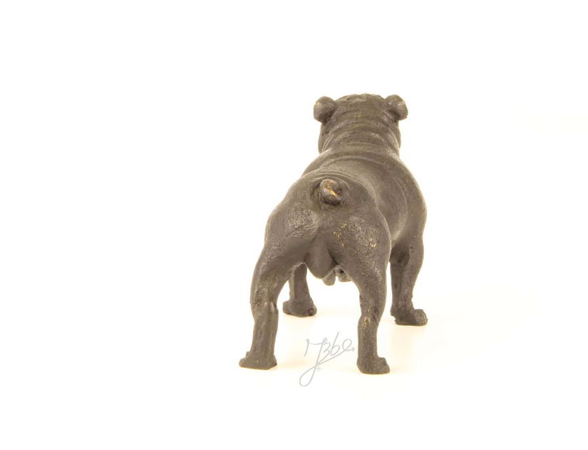 Buldog englez-statueta din bronz