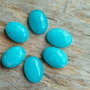 Cabochon jad, imitatie amazonit, 18x13x6 mm