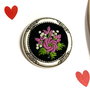 Brosa  martisor cu broderie manuala