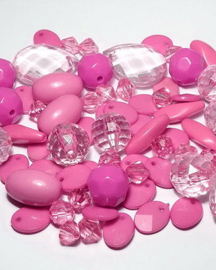 Margele din acril, mixte