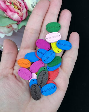 Conector lemn cu mesaj : Handmade