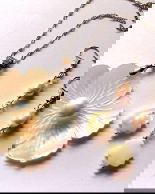 Set cu sidef si perle naturale 43393