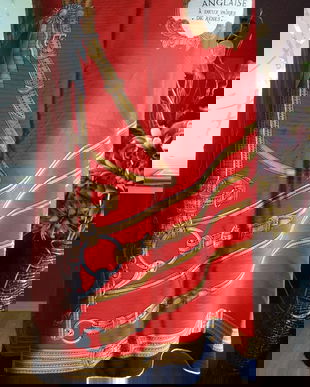 VINTAGE FOULARDS BACCARA LYON ,BRIDE ANGLAISE ,MATASE NATURALA,SUPERB,COLECTIE