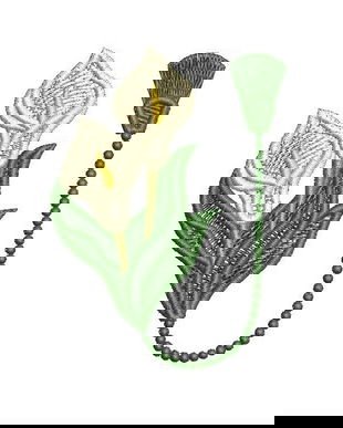 Semn de carte floare cala