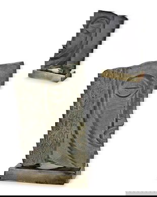 Fata umana-statueta abstracta din aluminiu