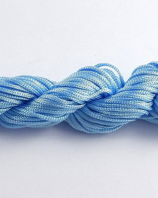 Snur din nailon, 1 mm, bleu