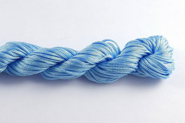 Snur din nailon, 1 mm, bleu