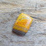 Cabochon bumble bee jasper, 25x18x6 mm