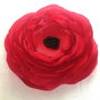 brosa floare  mac rosu , 11 cm