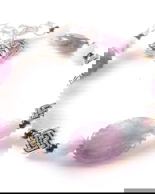 Bratara ametist si acvamarin