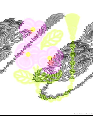 Semn de carte cu panselute