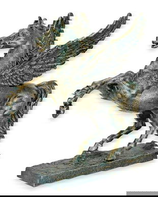 Pegasus-statueta din fonta