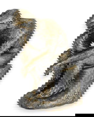 Ganditorul-statueta din fonta masiva