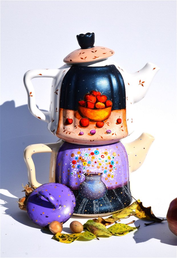 Ceainic "Sweet Purple Smile" - Artă În Ceai - Nature And Colors Collection