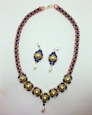 Set cu perle Swarovski - Marchiza