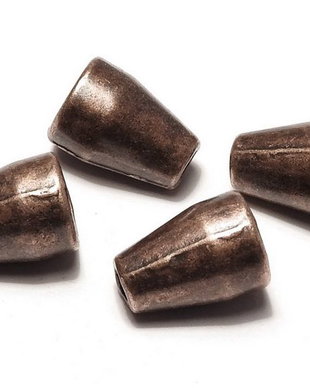Capacel metalic, cupru, 11x8 mm