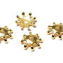 Capacel metalic, auriu, 8x2.5 mm