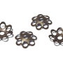Capacel metalic, bronz, 5x1 mm - 10 bucati