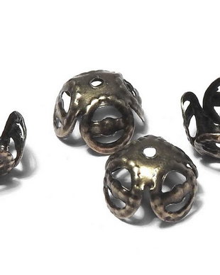 Capacel metalic, bronz, 5x8.5 mm