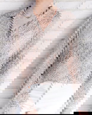 Camasa Dama Eleganta si Vaporoasa Print Sarpe