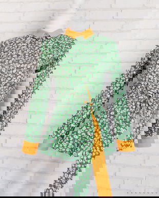 Camasa Eleganta Dama Verde cu Margarete