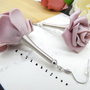 Cercei handmade statement unicat -flori - foamiran (cod858)