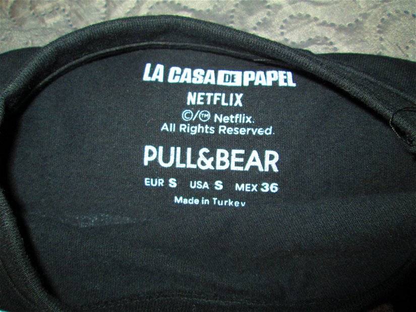 tricou Pull and Bear La casa de Papel S