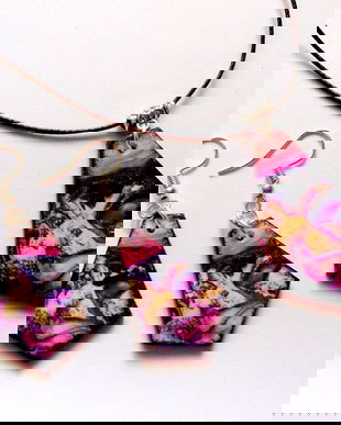 set bijuterii lemn 43412