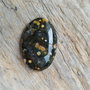 Cabochon ocean jasper, 31x20x5.5 mm