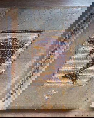 SET VINTAGE ALBUM FOTO /AGENDA DIN MATERIALE NATURALE,BAMBUS,PIELE,BALI,HANDMADE