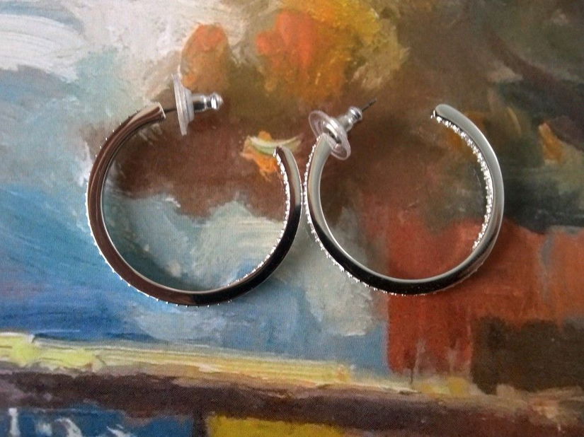 CERCEI SWAROVSKI COLECTIA DESTINY ,MARI,CREOLI,AMBALAJ ORIGINAL,CERTIFICAT DE GARANTIE