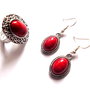 set howlite rosu 44169