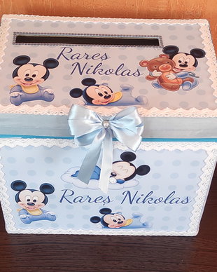 Cutie dar botez - Mickey Mouse Baby