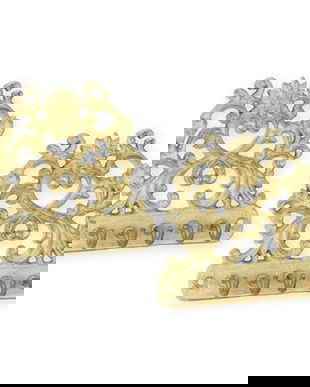 Set doua suporturi pentru chei din fonta antik white