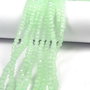 Cristale din sticla, rondelle, 3x2.5 mm, vernil