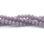 Cristale din sticla, rondelle, opace, 4x3.5 mm, mov